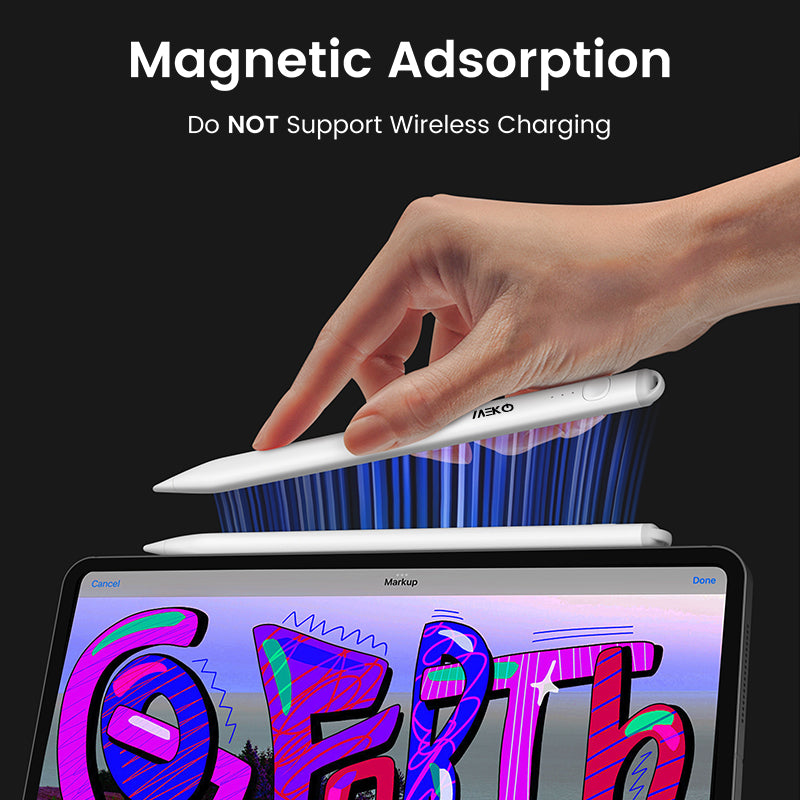 Flat fast charging active pen(For iPad 2018~2025)